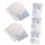 LIFKOME 20 Sheets A4 Size Self-Adhesive Holographic Sticker Paper with Strong Adhesive Backing and Waterproof Pet Material, Universal Printer Compatibility for Inkjet and Laser Printers,