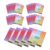 LIFKOME 20 Sheets Peel and Stick Alphabet Labels with Strong Adhesive, Round Corner Paper Stickers for Book Bins and Classroom Library Books, Reduces Glare for Classroom Activities