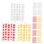 LIFKOME 30sheet Small Colorful Star Stickers for Reward Charts Motivational Teacher Reward Stickers, Easy to Peel and Stick Paper Stars for School and Home Use