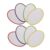 LIFKOME 8pcs Reusable Dry Erase Magnetic Labels 5.8×4 Inch with Colored Border, Strong Magnetic Hold and Edge Protection Design for Shelving and Pantry Organization