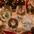 Lifmagic Christmas Wine Glasses, 12oz Stemless Holiday Glassware with Festive Style (Christmas Glasses Set of 4 (A))