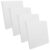 LIGHTAOTAO 4pcs Blank Chunky Hardcover Board Book, Thick Paper Drawing Book with Rounded Corners, Portable and Ink Bleedproof Sketchbook, for School and Family Activities