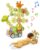 LIGHTDESIRE Toddler Toys Montessori Musical Train Set Gear Building Toys