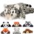 Lightly Weighted Stuffed Animals Snow Leopard Plush 23.6″ for Kids & Adults