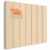 Lightomorrow Bulletin Board, 24 x 18 inches Felt Board Decorative Pin Board, 4′ x 3′ Cork Board Alternative for Wall, Foldable Photo Board with 20 Pushpins – Beige Brown Stripes