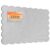 Lightomorrow Scalloped Bulletin Board, 24 x 18 Inches Felt Pin Board – Decorative Cork Alternative for Wall, Foldable Picture Self-Adhesive Vision Prayer Board with 20 Pushpins – Light Gray