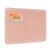 Lightomorrow Stitched Bulletin Board, 24 x 18 inches Decorative Felt Pin Board, Cork Board Alternative for Wall, Foldable Photo Board with 20 Pushpins – Mauvey Pink