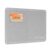 Lightomorrow Stitched Bulletin Board, 24 x 18 inches Decorative Felt Pin Board, Cork Board Alternative for Wall, Foldable Photo Board with 20 Pushpins – Light Gray