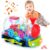 Light Up Train Toys for Toddler,Interactive Autism Sensory Toys with Colorful Moving Gears, Music and LED Light,Fun Crawling Infant Tummy Time Toys for Kids Boys Girls 6-12-18-36 Months Age 1 2 3 4 5