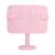 Lightweight Portable Plastic Book Stand Adjustable Height Reading Rack for Kids Painting Desk Table Pink