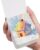 Lightwish 60 Sheets Mini Watercolor Sketchbook 2.6 x 3.3 inch Hot Press 300gsm/140lb, Travel Size Portable Tearable Square Painting Notebook, Square Watercolor Sketch Book Art Paper Sketchbook
