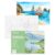 Lightwish Watercolor Coloring Book for Adults & Beginners,100% Cotton 300gsm/140lb Acid-Free Hot Press Paper, 8.3 x 5.6 Inches,15 Sheets,Landscape-Themed