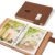 Lightwish Watercolor Sketchbook,100% Cotton Acid Free Watercolor Paper,300gsm/140lb Cold Press Watercolor Journal for Artists,Adults,Students,20 Sheets,9.25 * 6.3 Inches(Cloth Brown)
