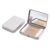 LIGHUFEIC 2PCS Cotton Swab Holder for Travel,Portable Floss Pick Holder Case with Mirror,Storage Box for Cotton Swabs, Dental Floss,Hair Ties(Silver)