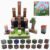 LIHBCAIYI 100Pcs Magnetic Blocks Animals Magnet Cubes Building Toy for Kids