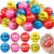 Liliful 48 Pcs Motivational Stress Balls Bulk for Kids Adults Inspirational Squeeze Balls Anxiety Relief Fidget Toys Office Employee Gifts Classroom Rewards 2.2 Inch (Bright Colors)