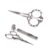Lilihuimaoyi Sewing Scissors Set with Thimble Needlecase and Sewing Shears Stainless Steel Antique for Embroidery Needlework Crewel Cross Stitch