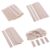 Lilihuimaoyi Wooden Unfinished Square Dowel Rods 50mm 90mm 150mm 180mm for Crafting, Projects