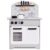 Lil’ Jumbl Kids Play Kitchen, Pretend Cooking Set, Salt & Pepper Toy – Gray