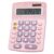 Lily’ Home Jumbo 12 Digit with Solar Power, Large LCD Display – Desktop Calculator, Dual Power, Large Button Design, Battery Operation, Easy-to-Read Tilted, for Home, Office, School & Business – Pink