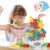 LIMYIOM 64Pcs Tetra Tower Game, Family Board for 2 Players Family Games, Christmas Stocking Stuffers for Teen Boys, Girls, Kids, Adults, Building Blocks Balance Games Toys for Family and Classroom