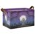 Linabunda Full Moon Spooky Gift Basket Empty, Halloween Storage Basket with Handles & Iron Frame, Water-Repellent Fabric Organizer Bin for Shelf, Candy & Boo Bag Treats, 30L, 2 Pc