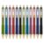 Linbsunne Gel Pens Black Ink Pen 0.5mm fine Point Pens Smooth Writing Retractable Office Supplies (Vintage-12 pcs)