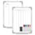 Lincia 12×16 Inch Math Manipulatives Dry Erase Board Double-Sided Whiteboard with Aluminum Frame, Includes 8-Color Markers & Eraser, Long Division Board for Classroom and Home Use