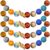 Lincia 4 Pcs Outer Space Banner Galaxy Solar System Hanging Garland Planet Theme Space Party Decorations for First Trip Around The Sun Bedroom Birthday Decorations