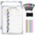 Lincia in and Out Magnetic Dry-Erase Board Aluminum Framed White Board with Lines Names with Magnetic Dry-Erase Marker, Eraser, and Magnets Wall-Mounted for Office Employee (16″ X 12″,Colored Styles)