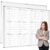 Lincia Large 48″ x 36″ Magnetic 12 Month Dry Erase Calendar White Board Foldable Whiteboard Calendar for Wall Mounted 2 in 1 Double Side Whiteboard with Dry Erase Board for Wall Office Home