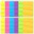 Lined Fluorescent Self Stick Notes Portable Memo Pads for Office