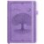 Lined Journal Notebook Hardcover Leather Bound 200 Pages A5 Purple Diary
