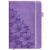 Lined Journal Notebook Hardcover Leather Bound 300 Pages A5 Purple Diary