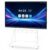 LINGHUFOX 86” Smart Board, 4K Touch Screen Interactive Whiteboard Display, AI Camera with 8 Mics, Android 13.0 8+128G, All in One Smartboard for Classroom Office Home (Board+Wall Mount)