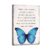 Linnzzs Henry David Thoreau Quotes Canvas Wall Art Happiness is Like A Butterfly Poster Stretched for Living Room,Bedroom,Classroom Etc