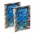 linqin A5 Refillable Loose Leaf Notebook 2 Pack