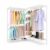 LinTimes Heavy Duty L-Shaped Freestanding Clothes Rack Organizer – 7 Adjustable Shelves & 4 Hanging Rods – Large Capacity Metal Corner Closet System – Portable Open Wardrobe Stand for Bedroom or