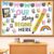 LioNergy Back to School Bulletin Board Decoration Welcome Pencil Door Bulletin Board Kit Composition Notebook Cutouts for Classroom Home Office School Wall Door Party Decor
