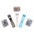 LIOOBO Portable Binder Clips Dispenser for School and Office, Reusable Plastic and Metal File Clamps with Quick Clamping Function for Students and Teachers, Compact and Portable Organizer