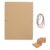 LIOOBO X8 Inch Hardcover Folding Photo Album with Kraft Paper Cover and Accordion Style, Flexible Scrapbook Memory Book for Graduation and Family Gatherings, Organize over 100 Precious