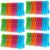 LIOUCBD 96Pcs Colored Plastic Clothespins, Heavy Duty Outdoor Clothes Pegs