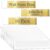Lirrynnpein 10 Pcs Acrylic Name Plate for Wall, 2 x 8 Inch Clear Sign Frame with Adhesive Tapes Plastic Name Card Holders for Office, Desk, Classroom, Home Display