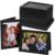 Litpoetic 100 Pack Photo Frame Cards with Envelopes 5×7 Paper Picture Frame Notecards Photo Card Holder for Classroom DIY Craft Birthday Wedding All Occasion Gifting (Black)