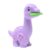 Little People Replacement Part for Collectible Fisher-Price Prehistoric Dinosaur Parade Playset JLG58 – Purple Brontosaurus Dinosaur Figure