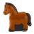 Little People Replacement Part for Fisher-Price Horse Stable Farm Animals Playset HCC64 – Replacement Brown Horse Figure