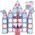 Little Pi Frozen Magnetic Tiles 3 Year Old Girl Gifts 5 Year Old 4 Year Old Girl Birthday Gifts Princess Toys Magnet Tiles Building Blocks Castle Age 3 4 5 6 7 8