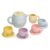 LITTLE RAWR Silicone Tea Set for Toddlers, 13 Piece Pretend Play Set