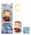 Little Tikes Story Dream Pals Curious George, Interactive Story Telling 4” Figure with Bonus Cartridge, Talks, Lights Up, Key Chain, Ages 3+