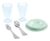 Little Tikes Sweet Spaces Dishware Set, Sea Foam, Play Kitchen Cookware, Boys and Girls Ages 3+ Years